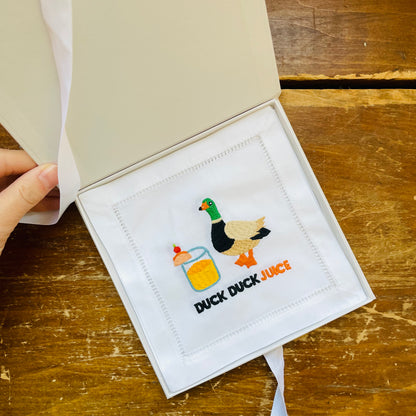 Duck Duck Juice Cocktail Napkins