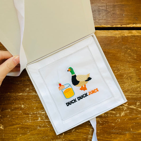 Duck Duck Juice Cocktail Napkins