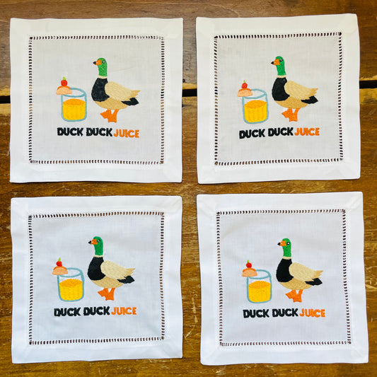Duck Duck Juice Cocktail Napkins