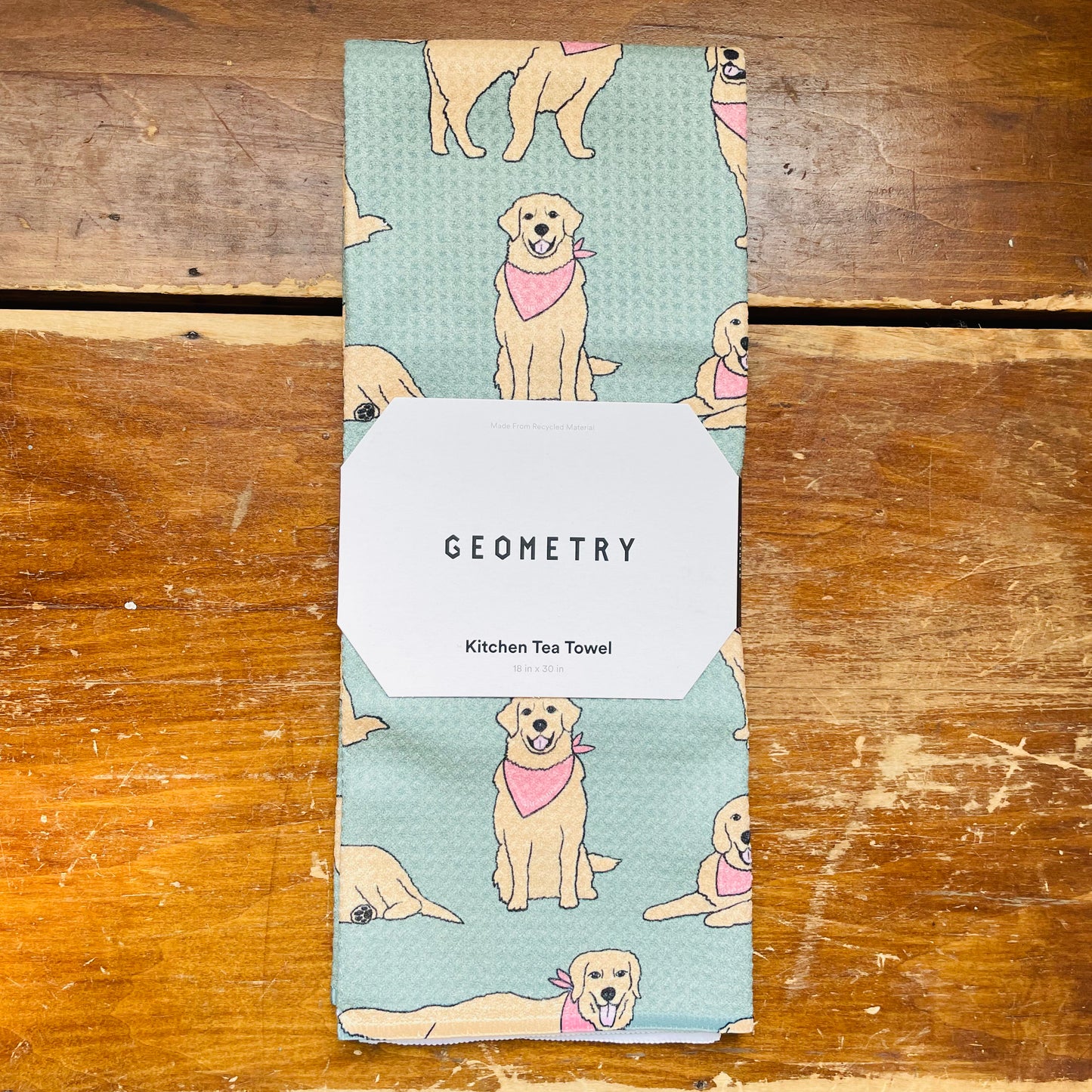 Golden Days Tea Towel: Sage