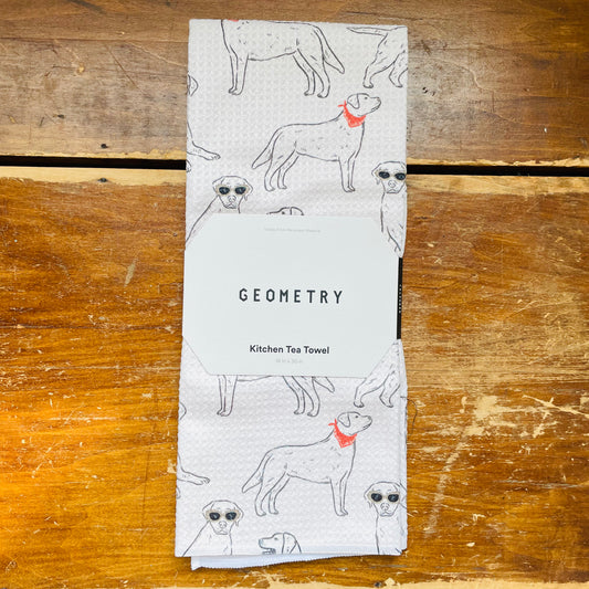 Lab Pack Tea Towel: Poppy
