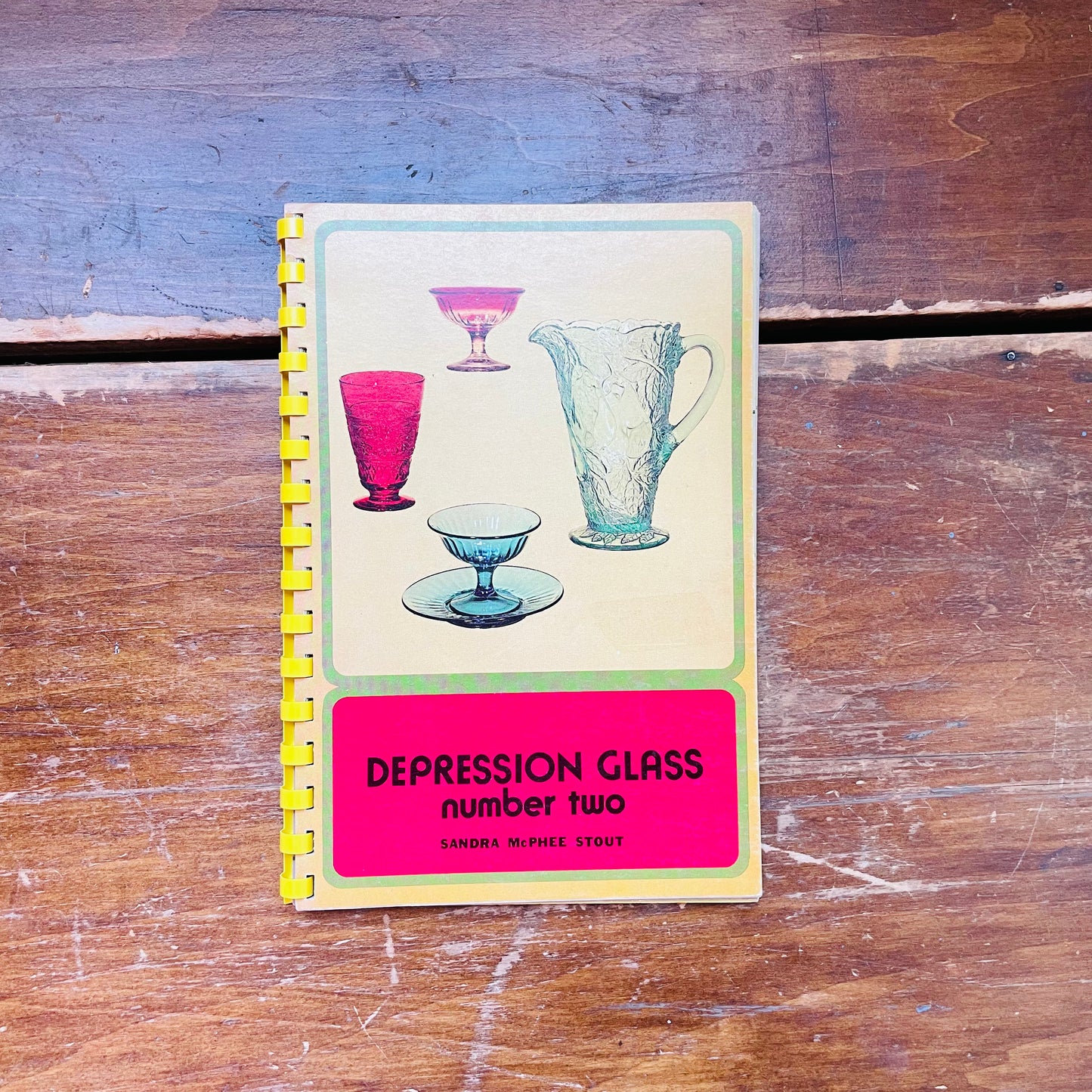 Depression Glass Book- Vintage