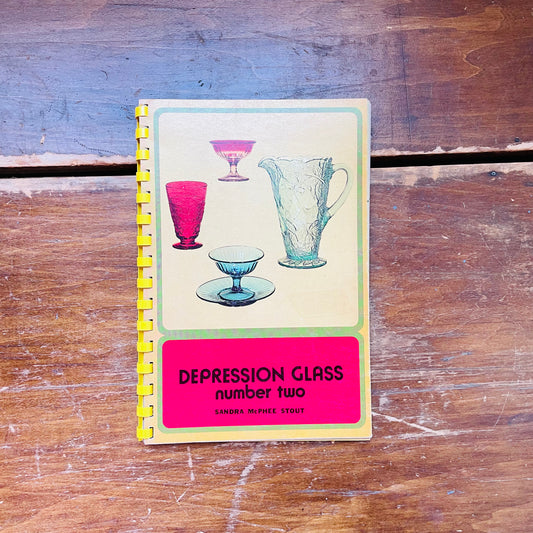 Depression Glass Book- Vintage