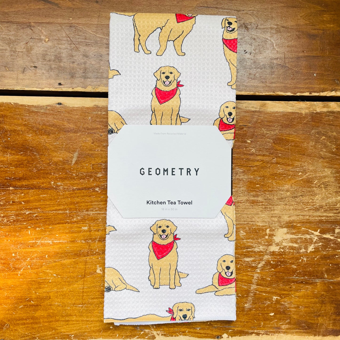 Golden Days Tea Towel: Vanilla