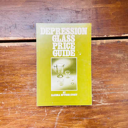 Depression Glass Book- Vintage