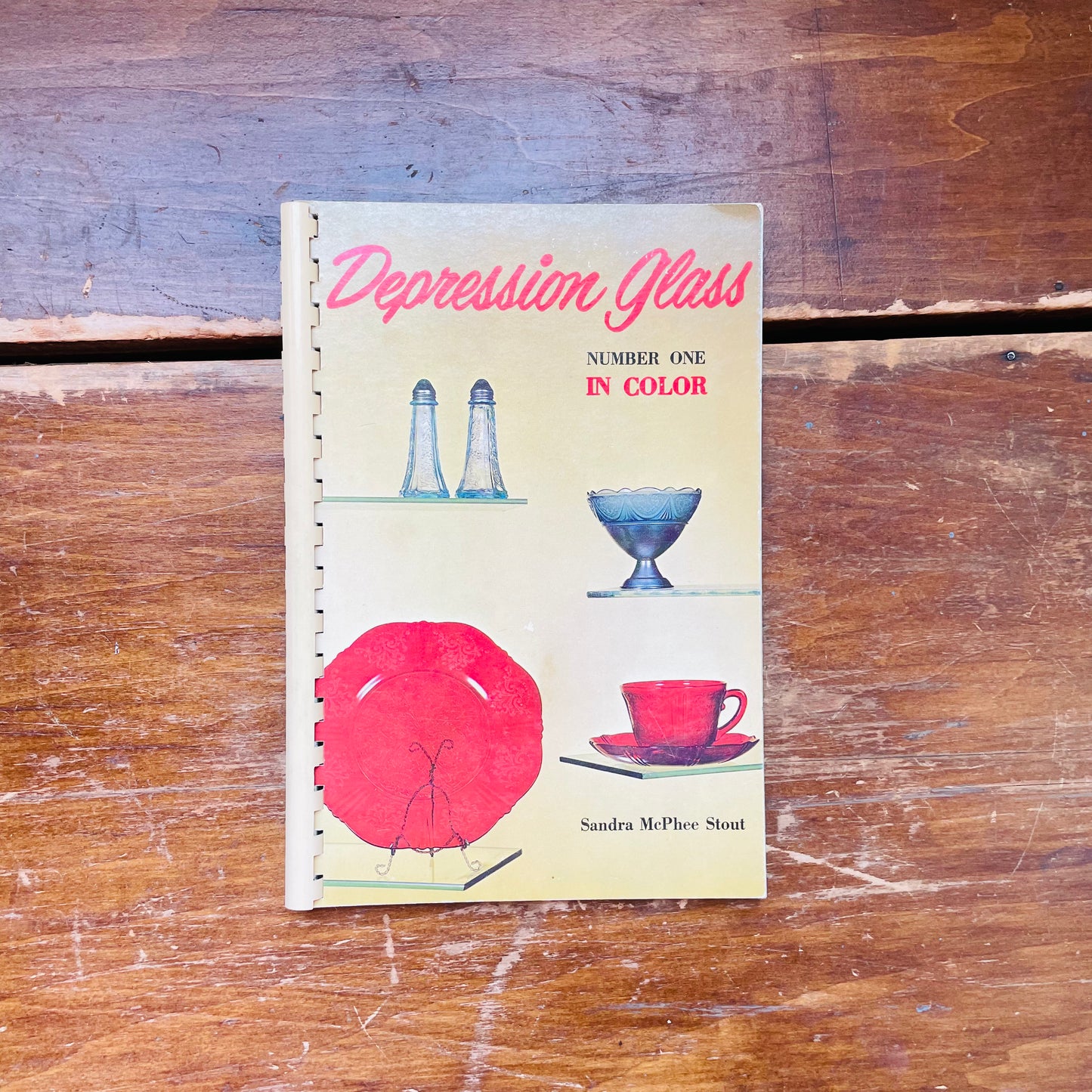 Depression Glass Book- Vintage