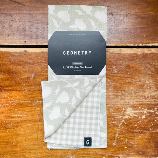 Sage Blossom Luxe Kitchen Towel