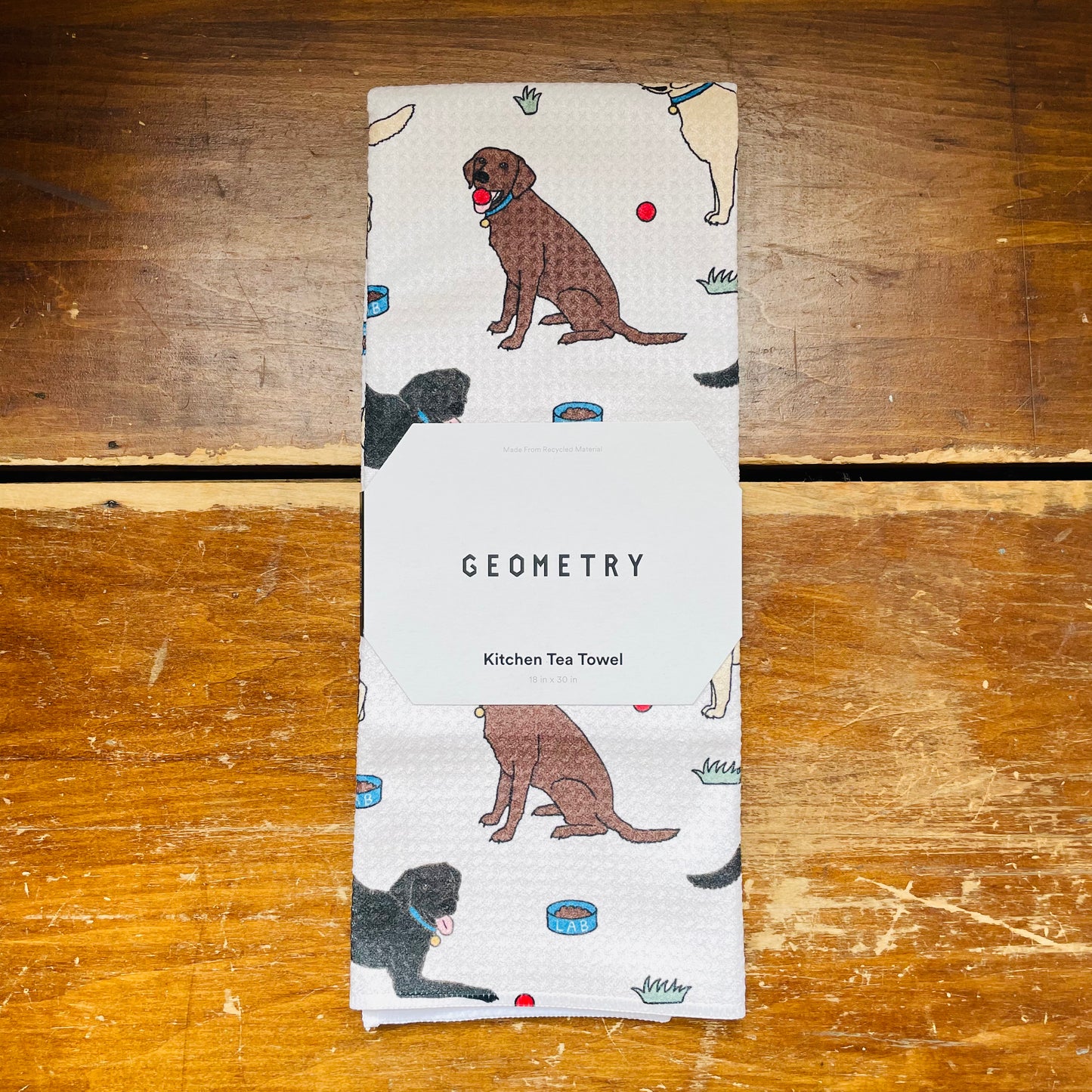 Lab Pals Tea Towel: Multi-lab