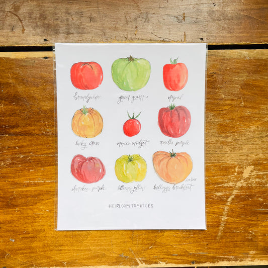 Heirloom Tomatoes Art Print