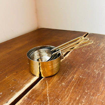 Gold Finish Stainless Steel Measuring Cups