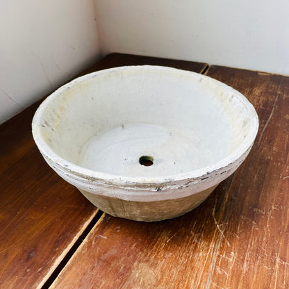 Whitewashed Terracotta Planter