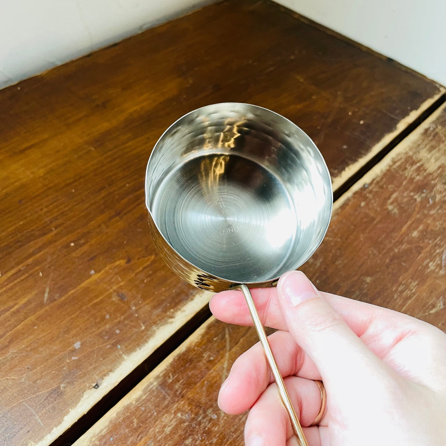 Gold Finish Stainless Steel Measuring Cups