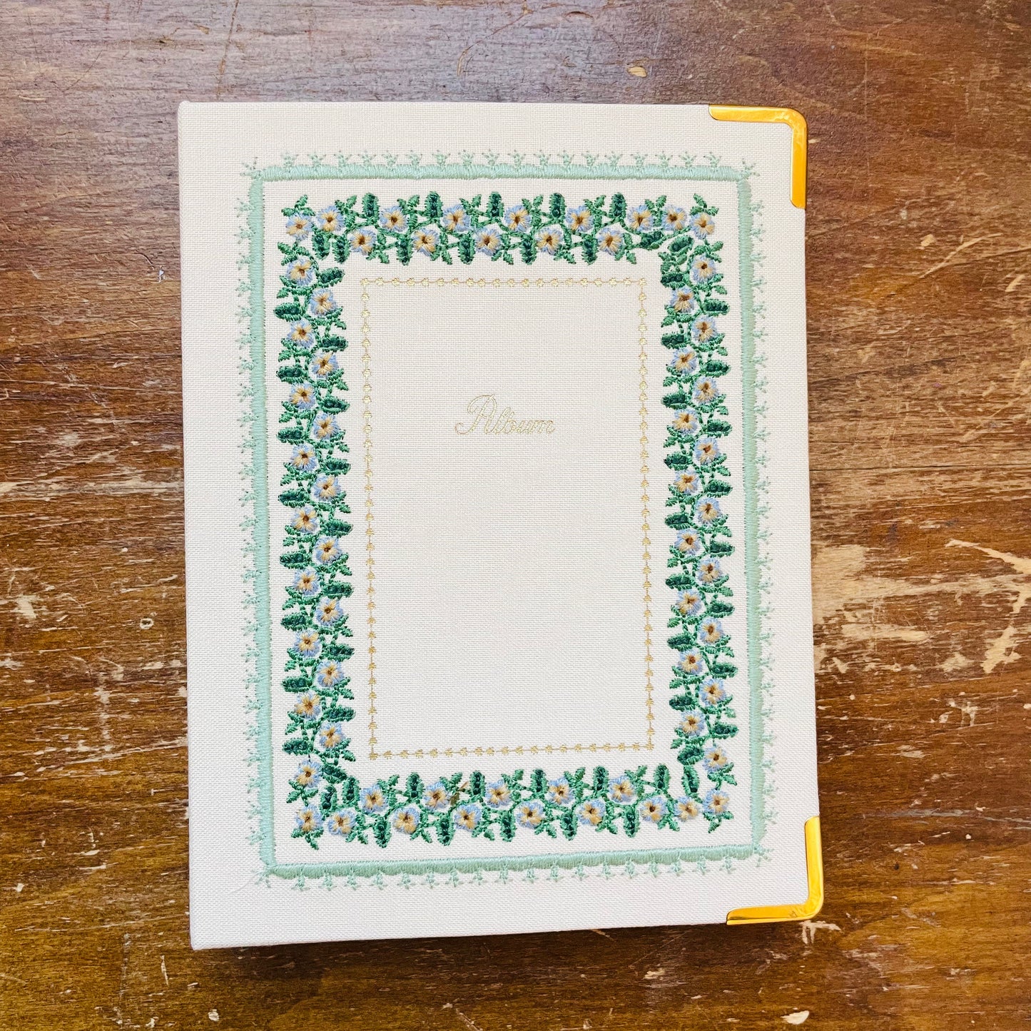 Portico Embroidered Small Photo Album
