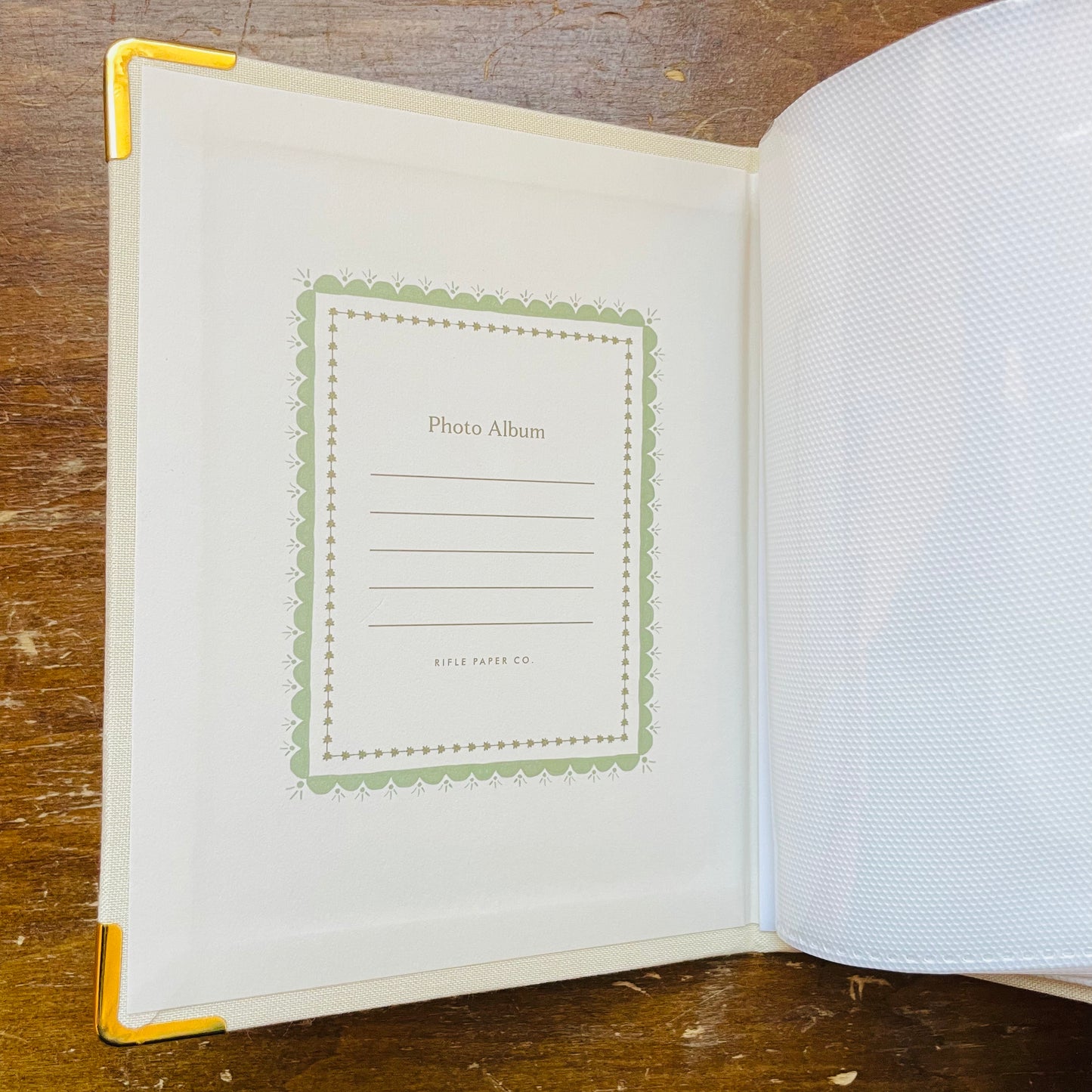 Portico Embroidered Small Photo Album