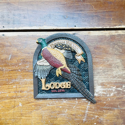 Wall Plaque, Pheasant Hill-Vintage