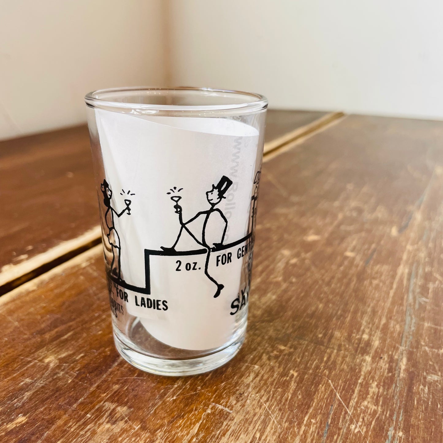"Say When" Shot Glass-Vintage