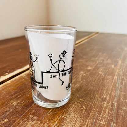 "Say When" Shot Glass-Vintage