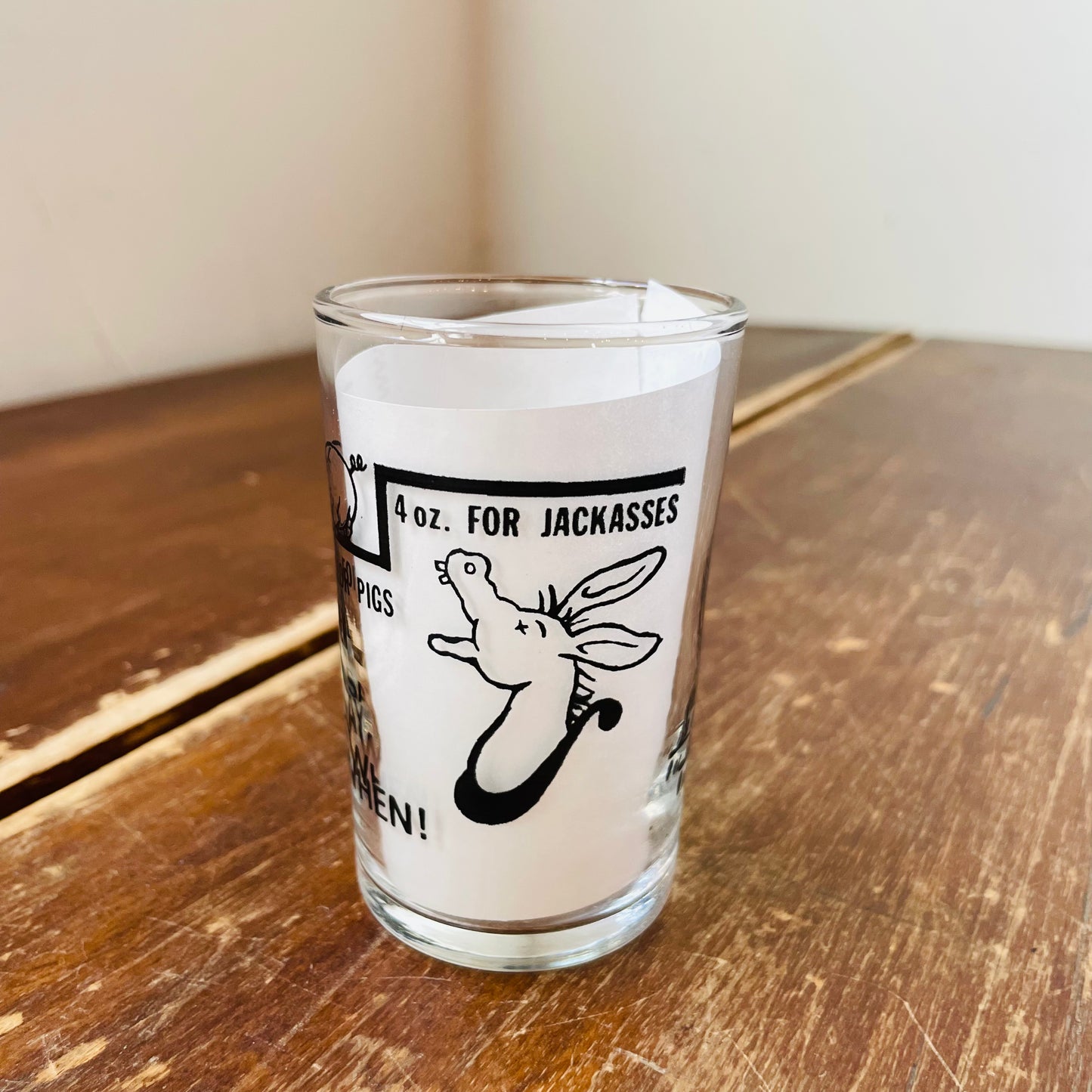 "Say When" Shot Glass-Vintage