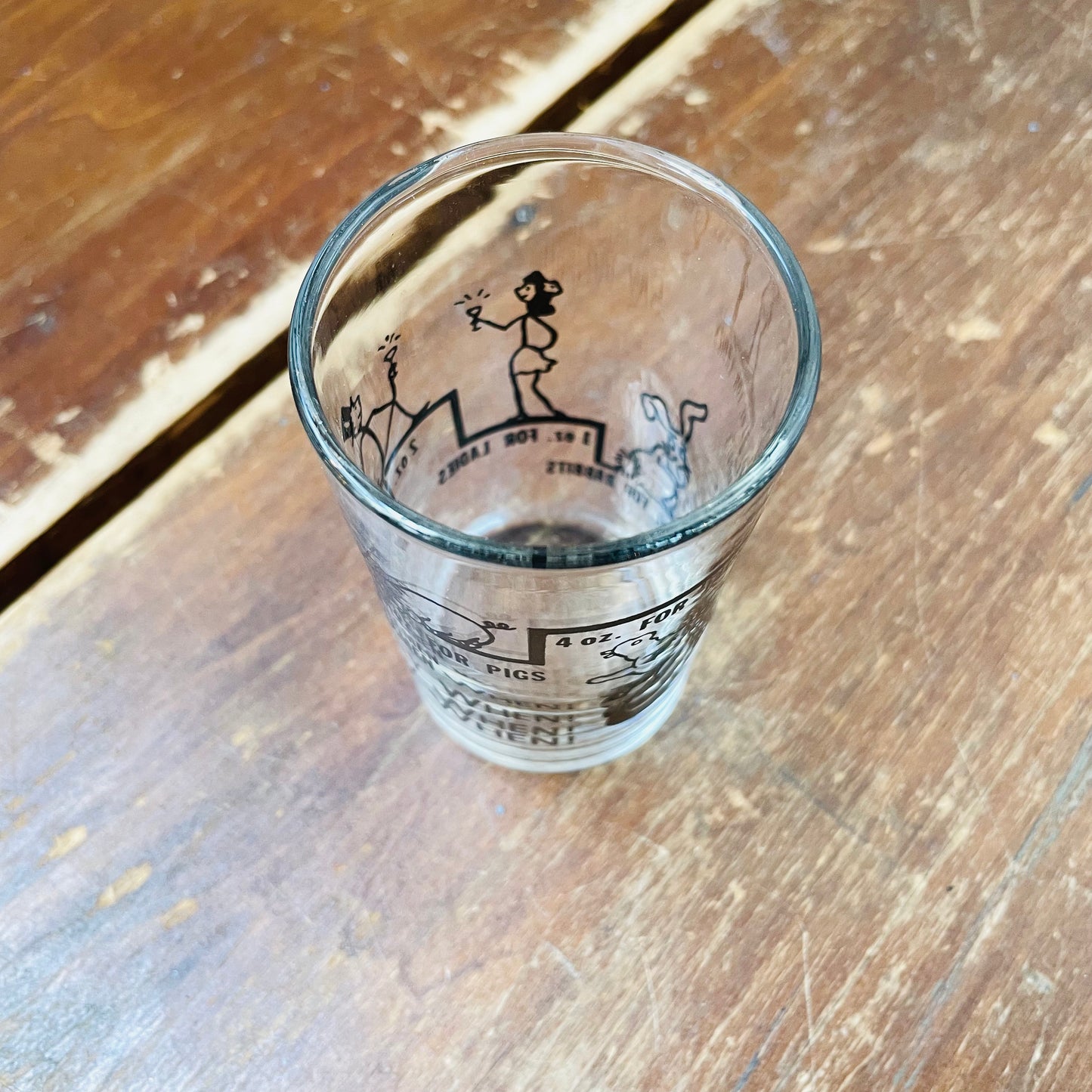 "Say When" Shot Glass-Vintage