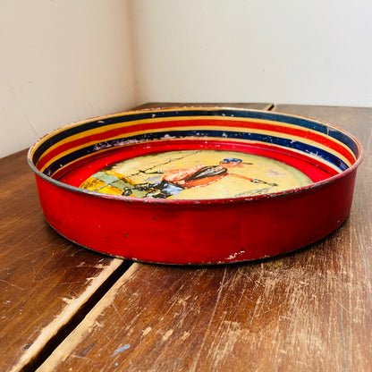 Fisherman Metal Tray-Vintage
