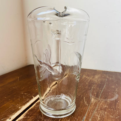 Glass Duck Pitcher-Vintage