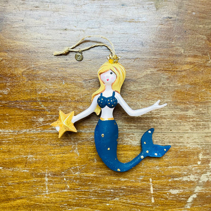 Colorful Mermaid Ornament