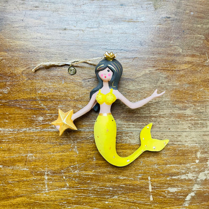 Colorful Mermaid Ornament