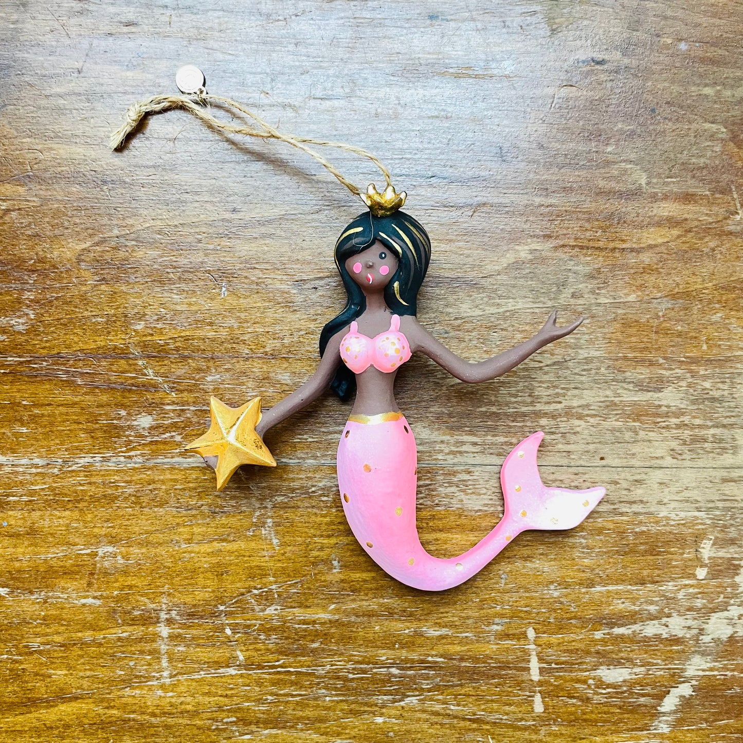 Colorful Mermaid Ornament