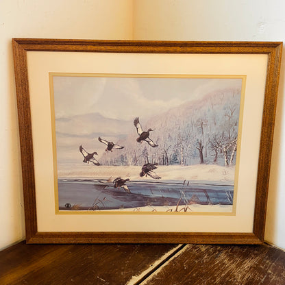 William Suitor "Red Legs" Print-Vintage