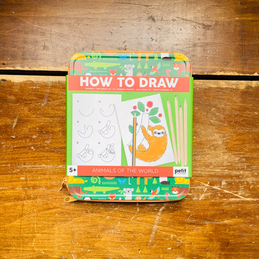 On-the-Go How to Draw Set, Animals of The World