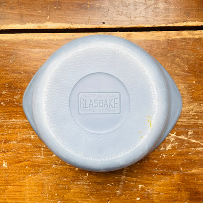 Glasbake Blue Cameo Casserole Dish-Vintage