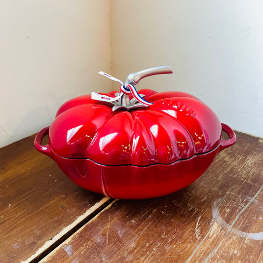 STAUB Cast Iron 3-qt Tomato Cocotte