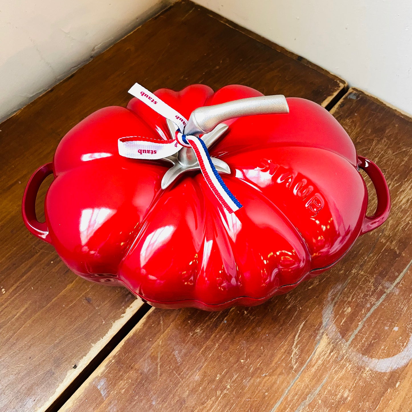 STAUB Cast Iron 3-qt Tomato Cocotte