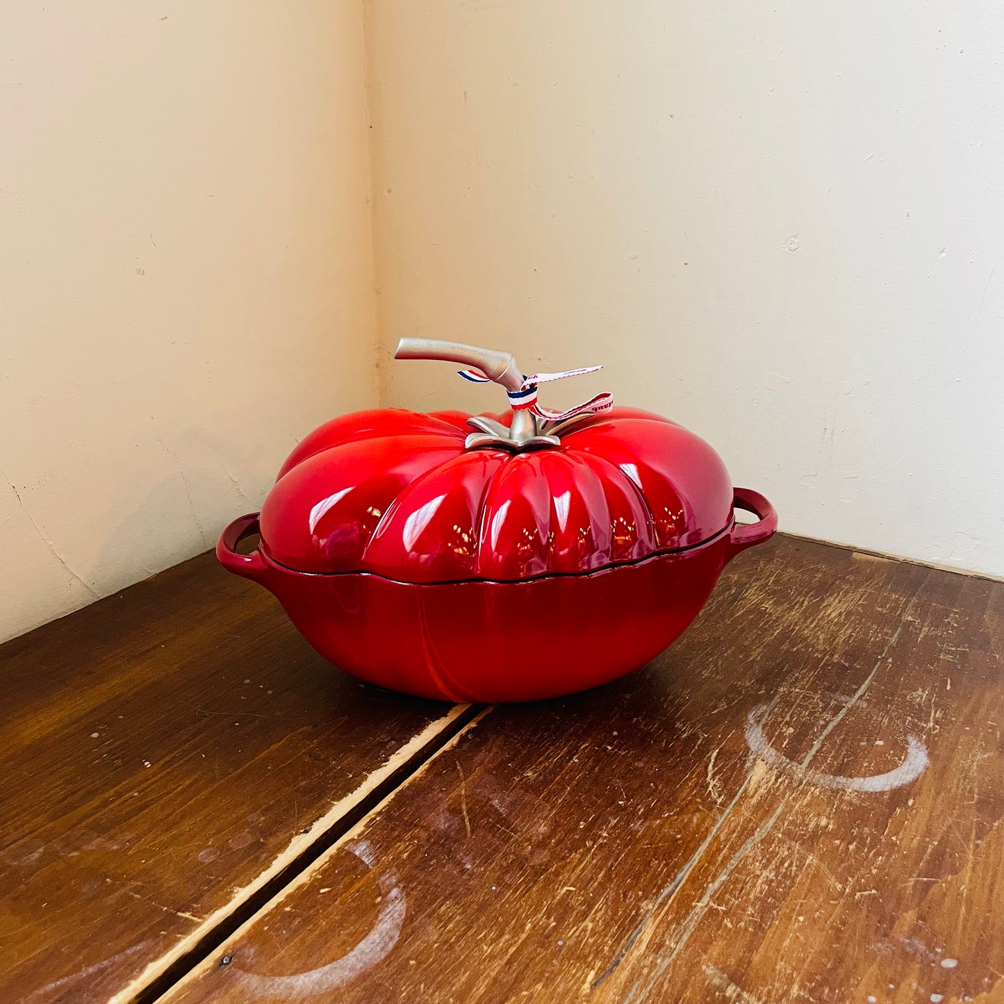 STAUB Cast Iron 3-qt Tomato Cocotte