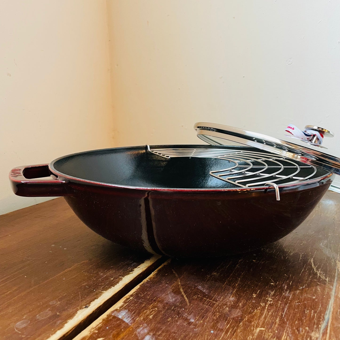 STAUB Cast Iron 4.5-qt Perfect Pan- Grenadine