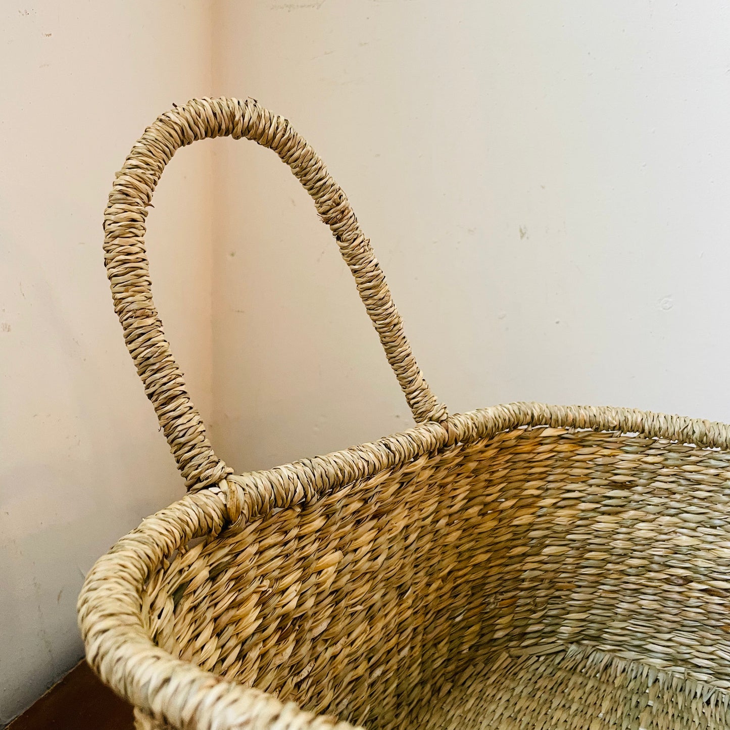 Seagrass Woven Seamstress Tote