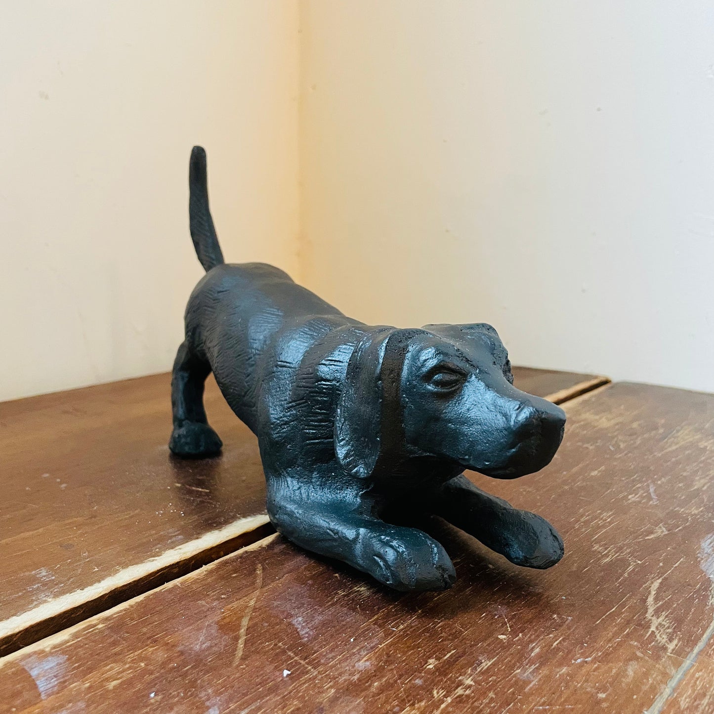 Playful Dog Sculpture