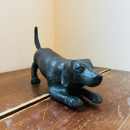 Playful Dog Sculpture