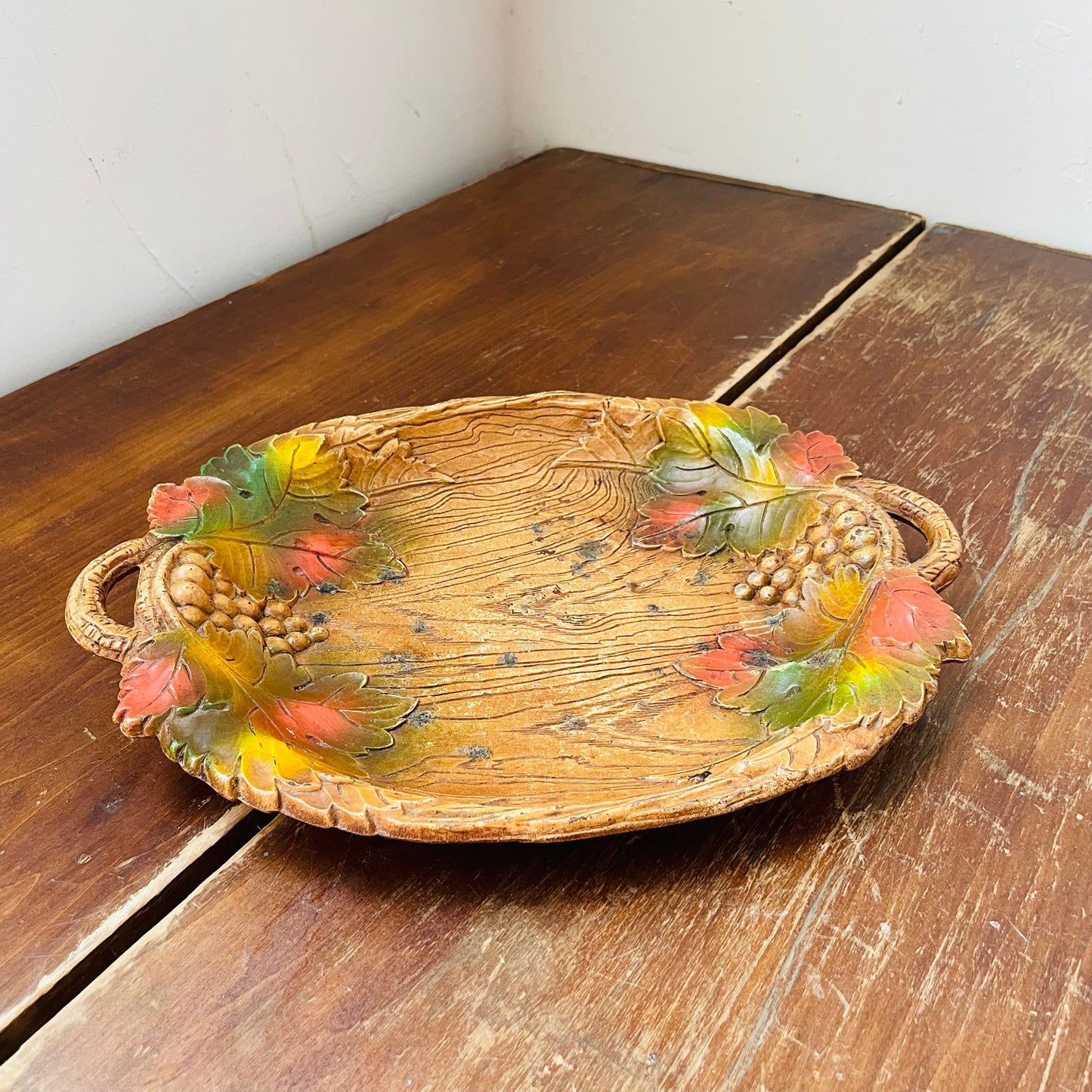 Syroco Resin Fall Tray- Vintage