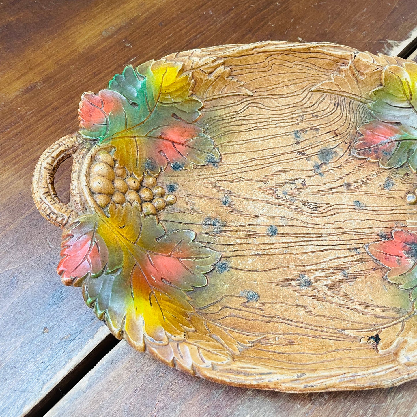 Syroco Resin Fall Tray- Vintage