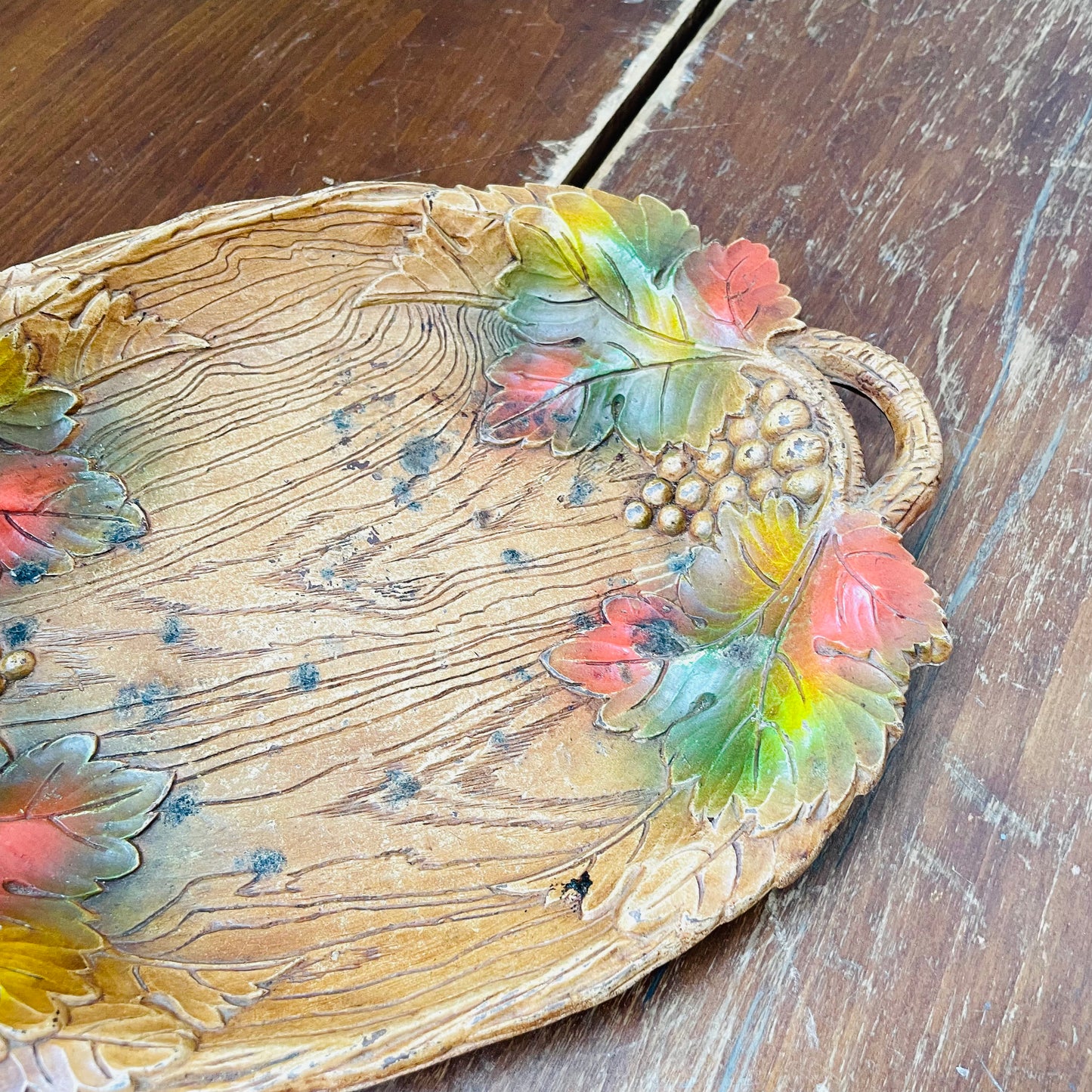 Syroco Resin Fall Tray- Vintage