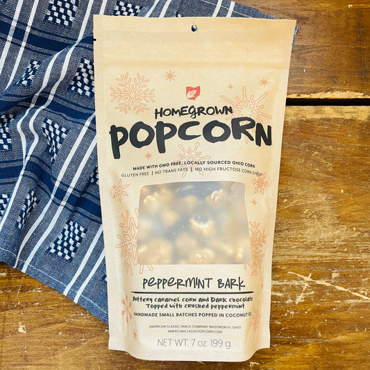 Homegrown Popcorn Peppermint Bark