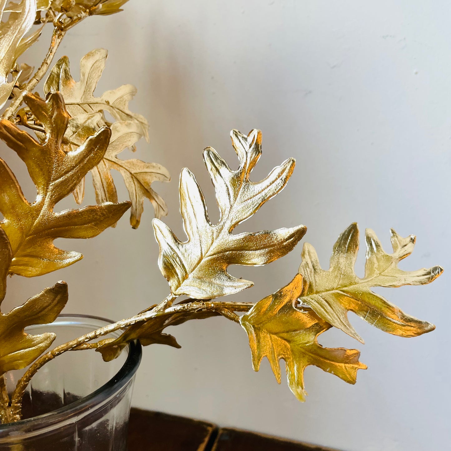 Gold Metallic Oak Stem