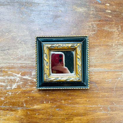 Small Framed Out Mirror- Vintage