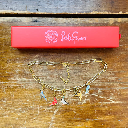 Bird Charm Necklace