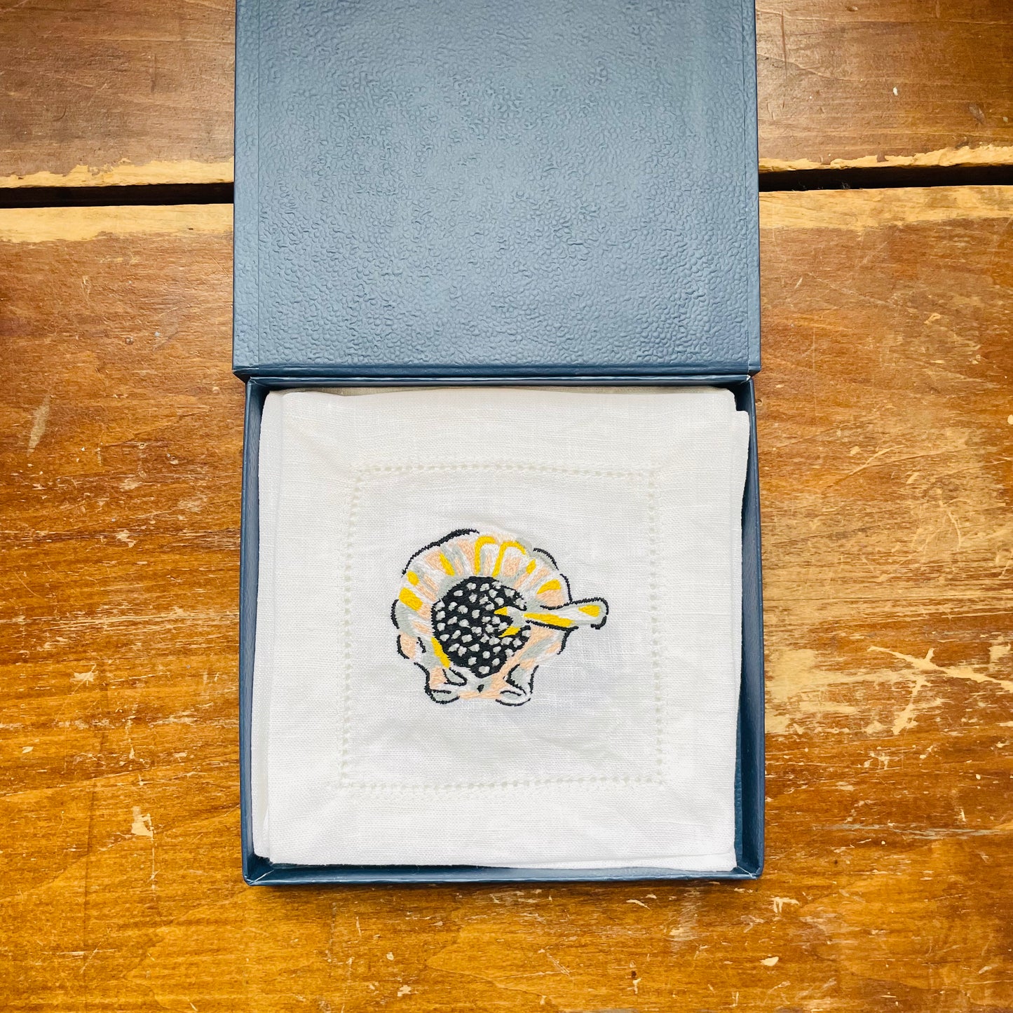 Champagne & Caviar Set of 6 Cocktail Napkins