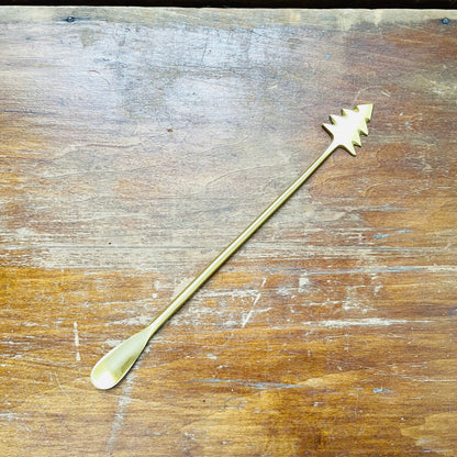 Christmas Tree Cocktail Spoon