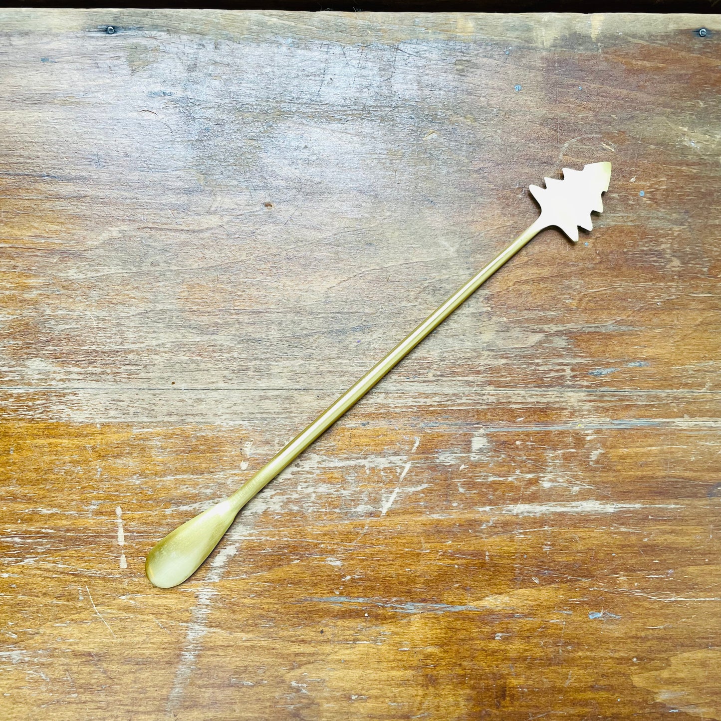 Christmas Tree Cocktail Spoon