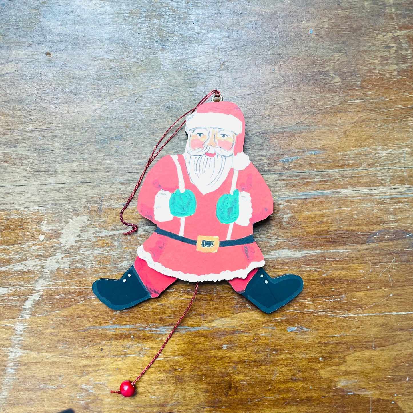 Santa Pull Ornament