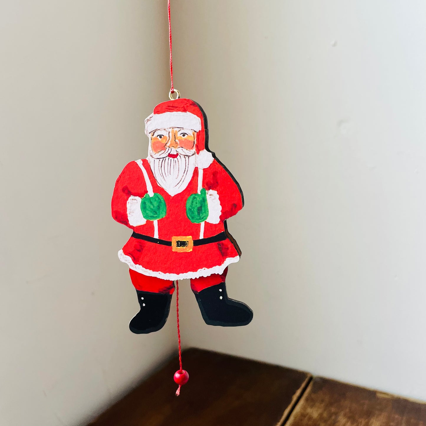 Santa Pull Ornament